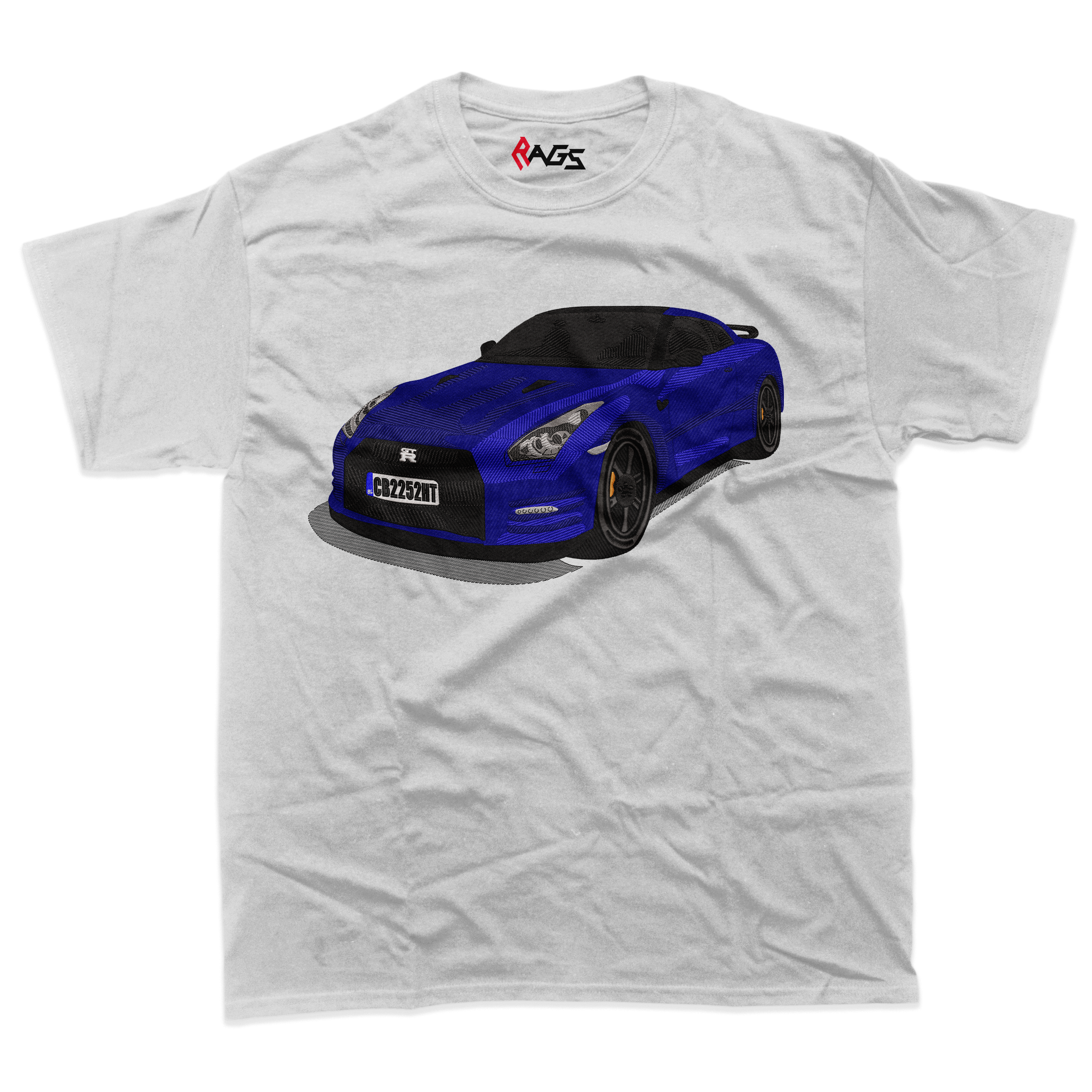 Cars | Nissan GTR embroidered T-shirt
